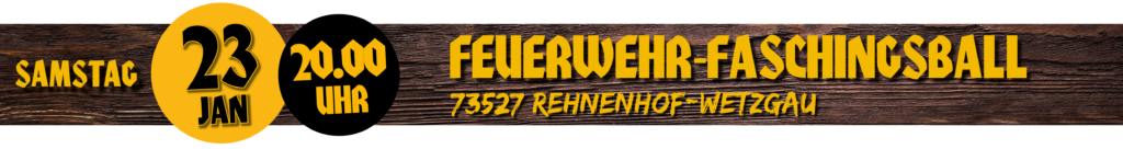 Feuerwehr-Faschingsball - 23. Januar